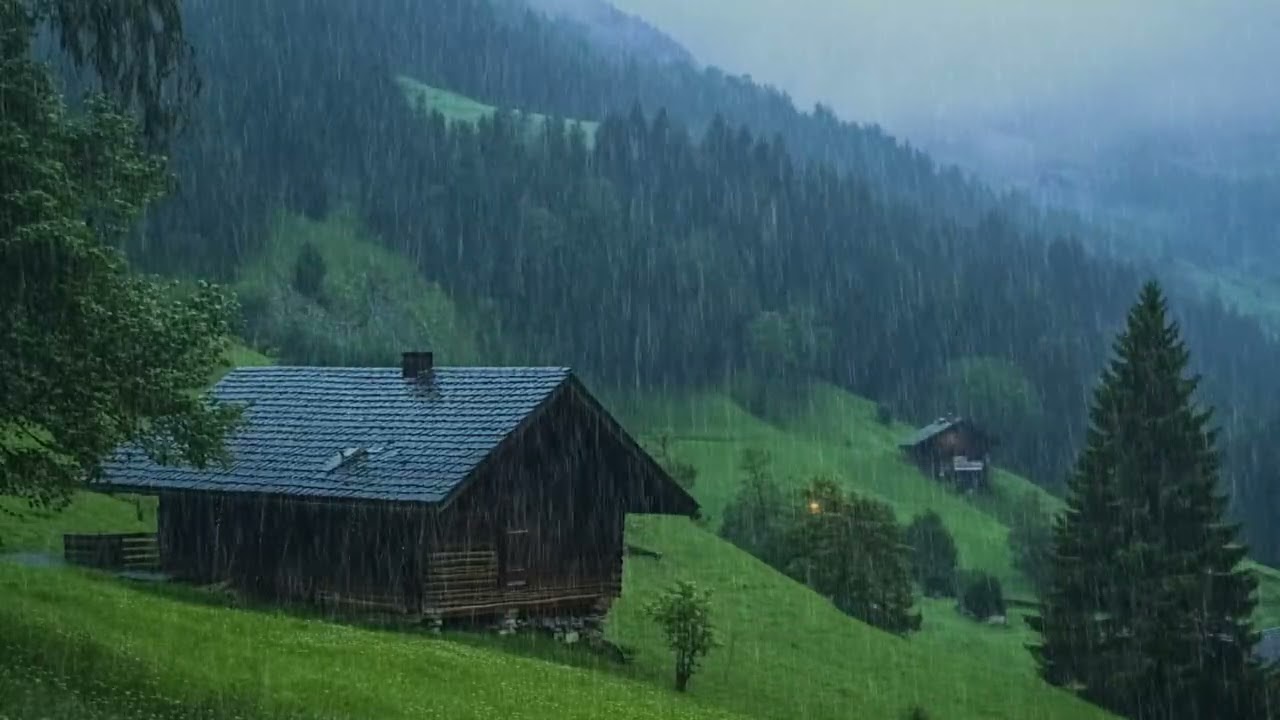 Peaceful Forest Rainfall for Sleep | Natural Ambience to Ease Stress Quickly
