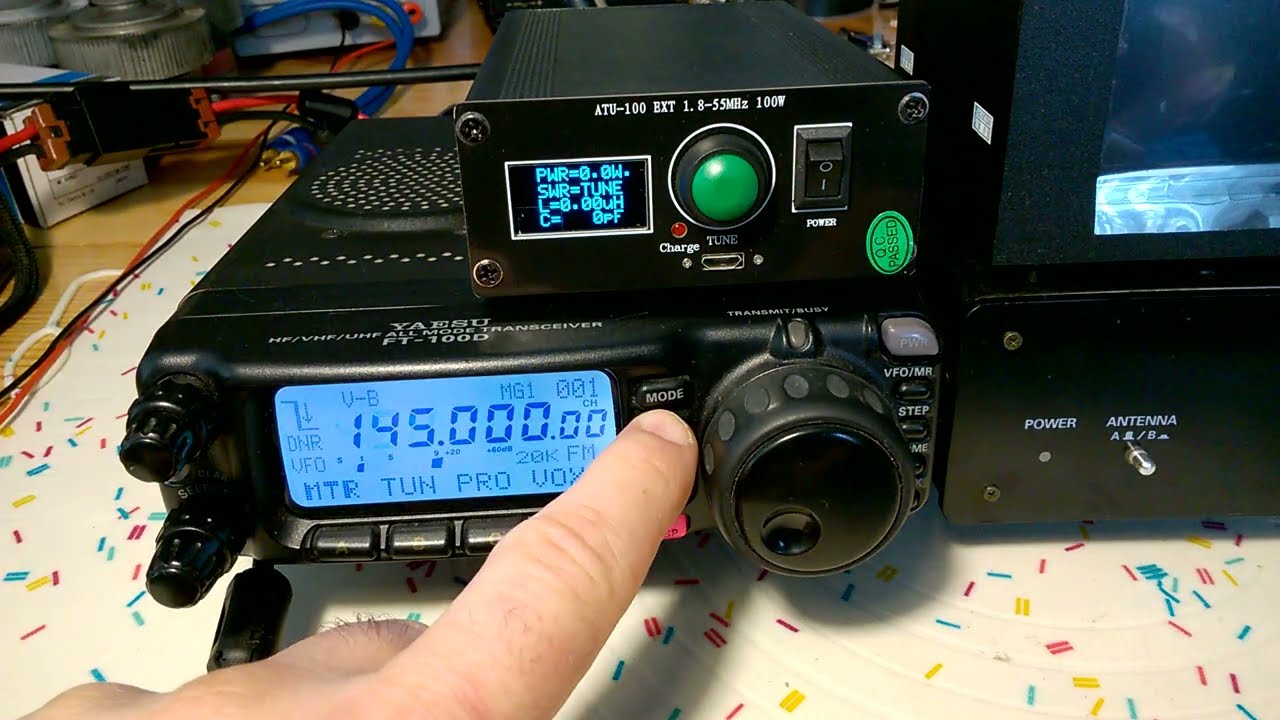 TEST Antena Tuner Yaesu FC-20 vs ATU-100ext Made In China