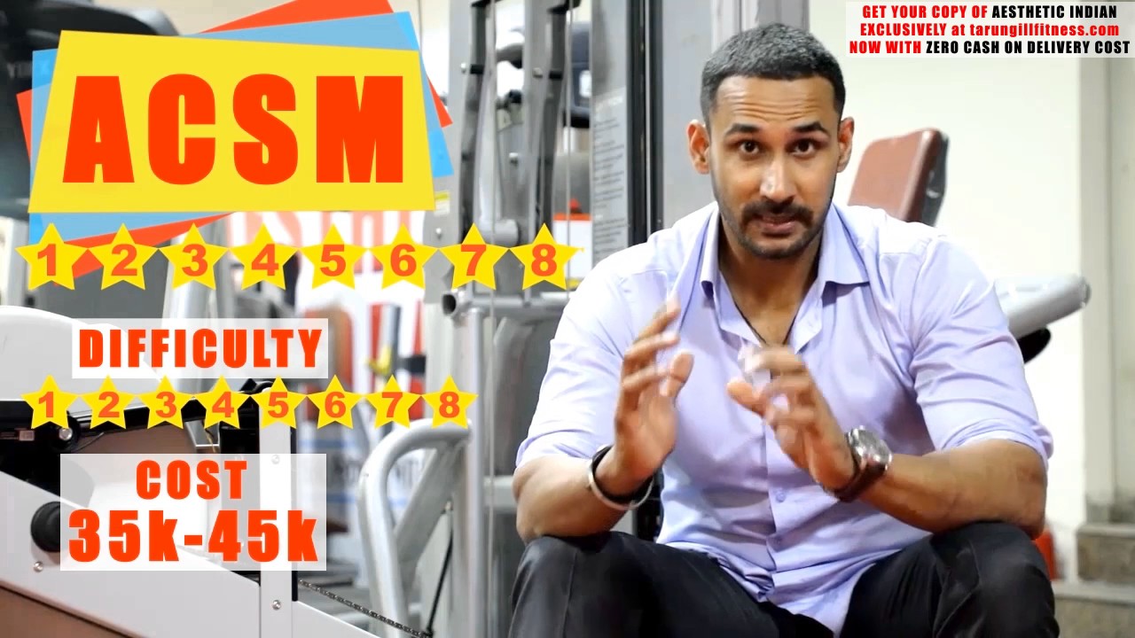 Best fitness courses to study in India- SIMPLE AND EASY