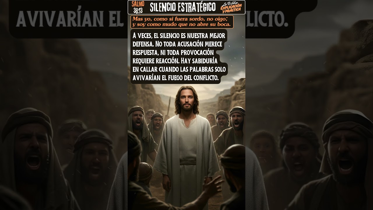 Salmo 38:13 - EL SILENCIO QUE TRANSFORMA