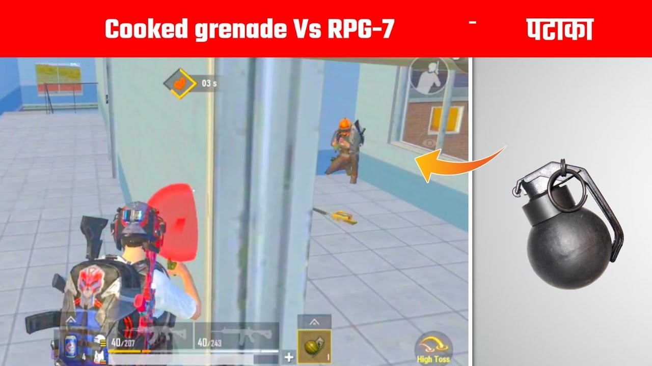 Full cooked Grenade Vs RPG-7 | Pubg lite Gameplay By - Gamo Boy