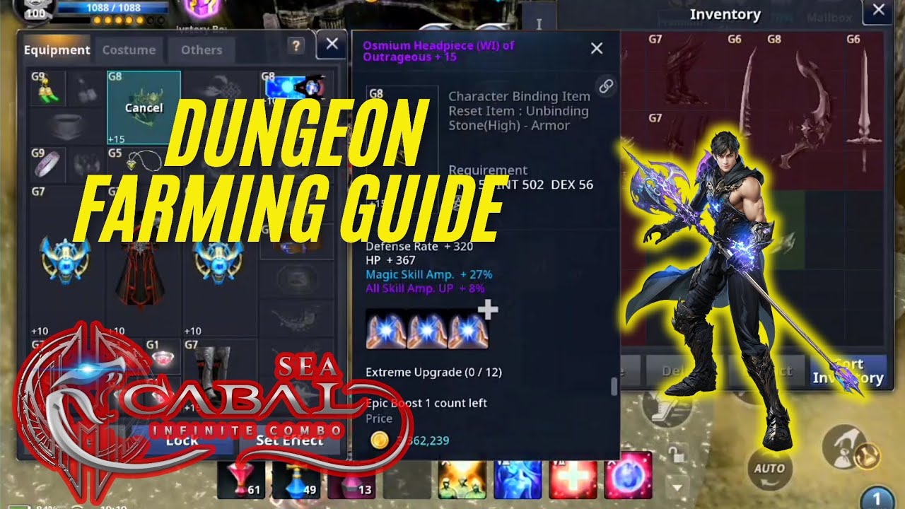 DITO MO MAKUKUHA ANG LAHAT NG SET AT WEAPON MO - CABAL INFINITE COMBO SEA