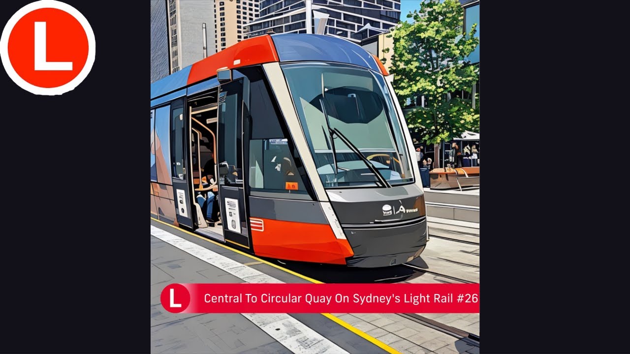 Central To Circular Quay On Sydney's Light Rail #26