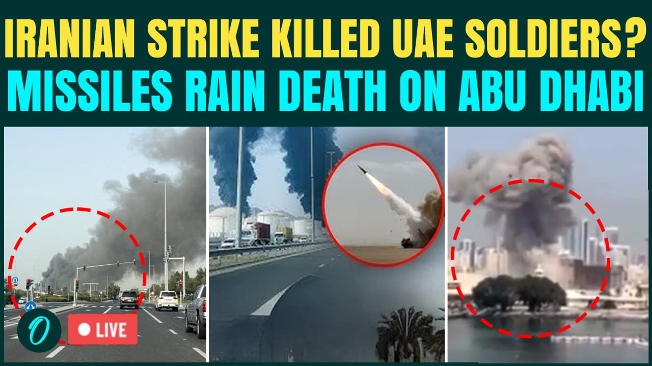 Iran Attacks Abu Dhabi LIVE: 2 Killed in Iranian Missile Strike; PANIC on Streets | UAE to Join War?