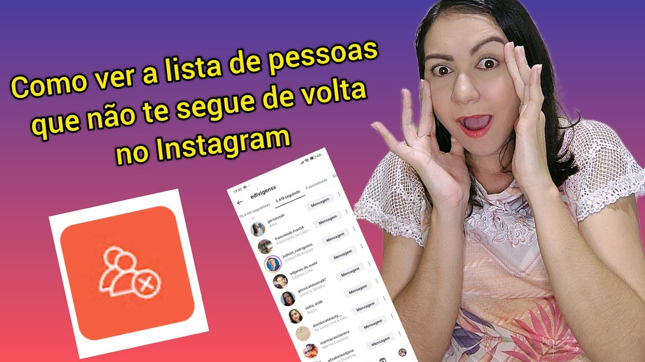 Como ver todos que não te segue de volta no Instagram. Quem parou de te seguir! 