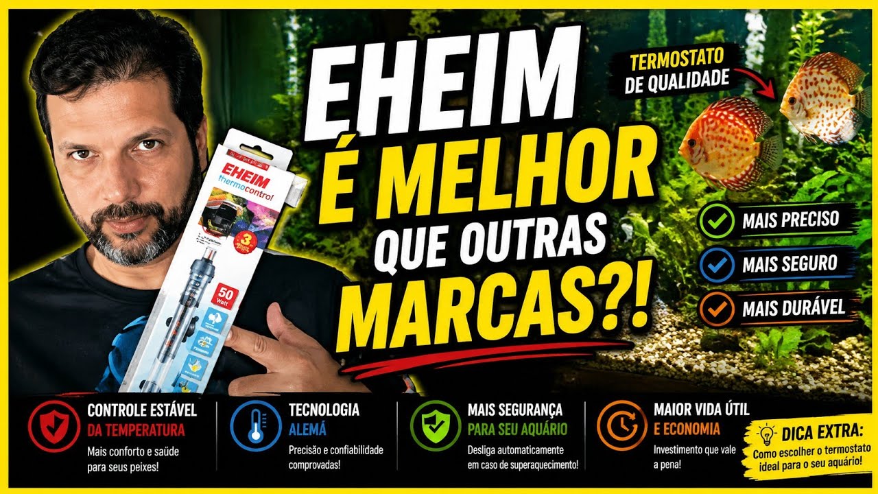 EHEIM termostato é MELHOR que outras MARCAS ?!