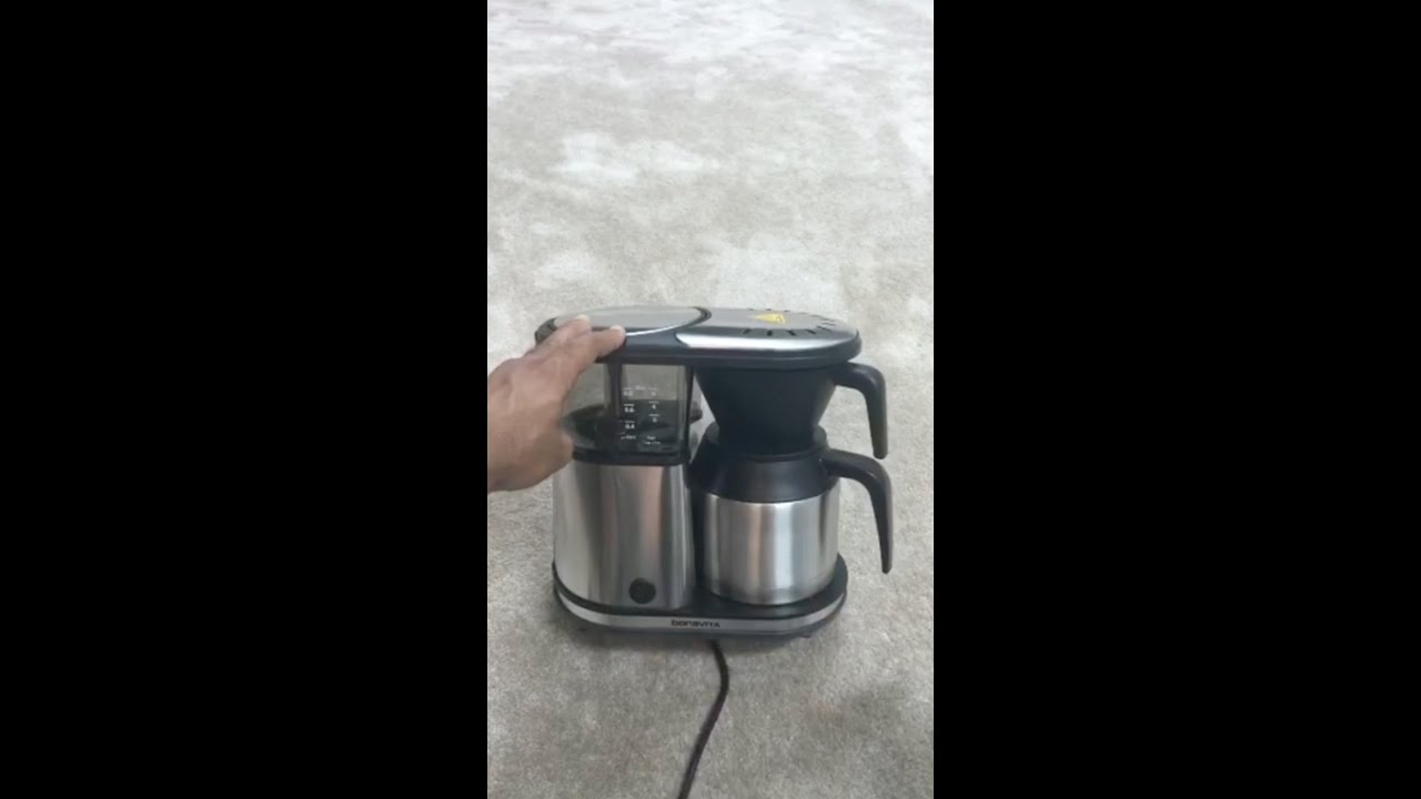 Bonavita Coffee Maker فتح علبة ومراجعة محضرة القهوة الأمريكية من بونافيتا