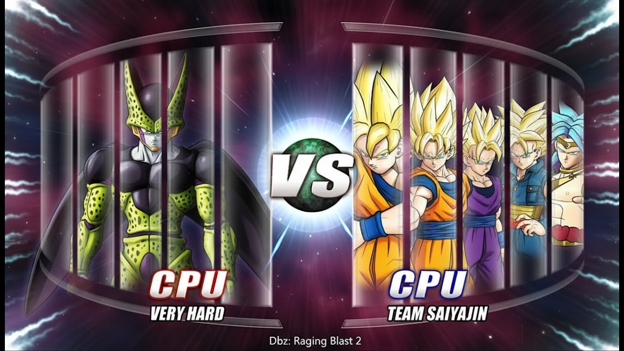 Cell Forma Perfecta vs Team Saiyajin [Very Hard] - Dbz: Raging Blast 2
