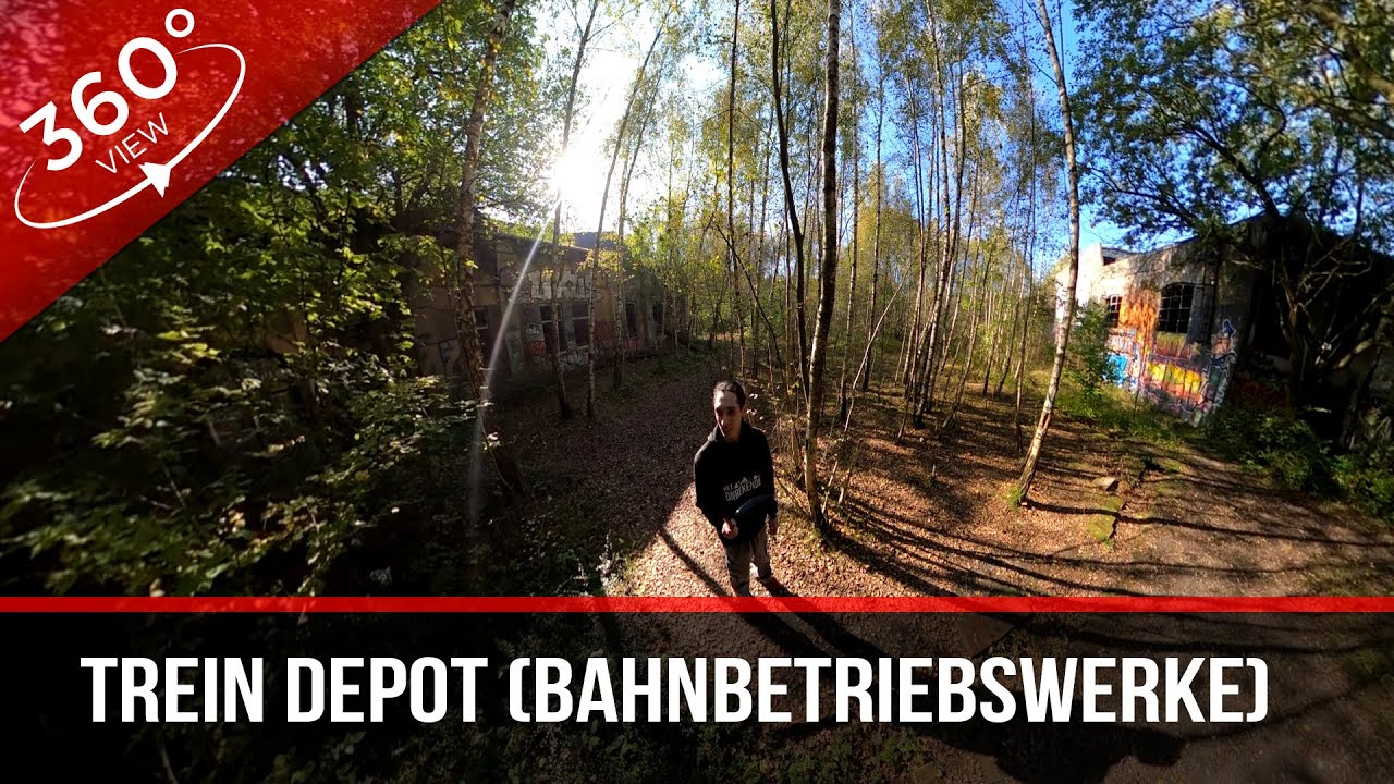 [360&deg; | VD11] Verlaten trein depot (Bahnbetriebswerke) (360&deg; VIDEO)
