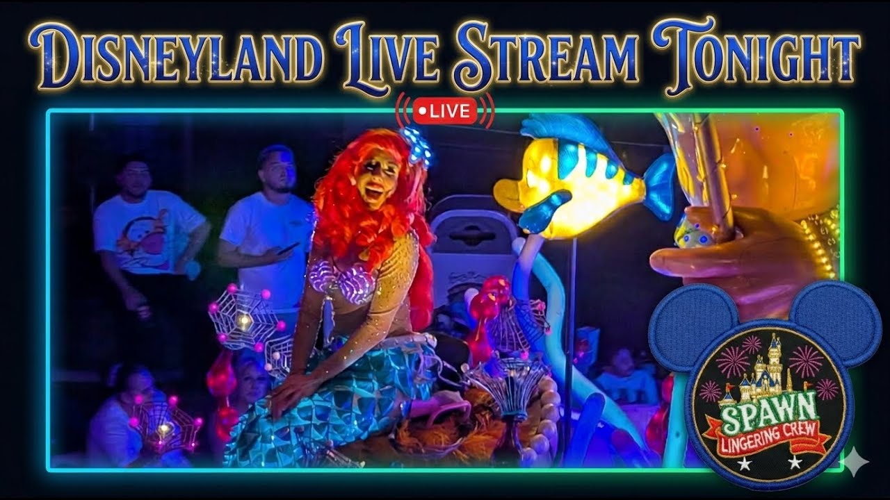 🔴 LIVE - Disneyland Live: Checking Out the Crowds & Nighttime Magic! ✨! 🏰 with SPAWN