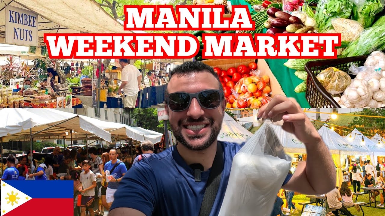 FILIPINOS KNOW FOOD! Manila Weekend Market! Street Food & More 🇵🇭