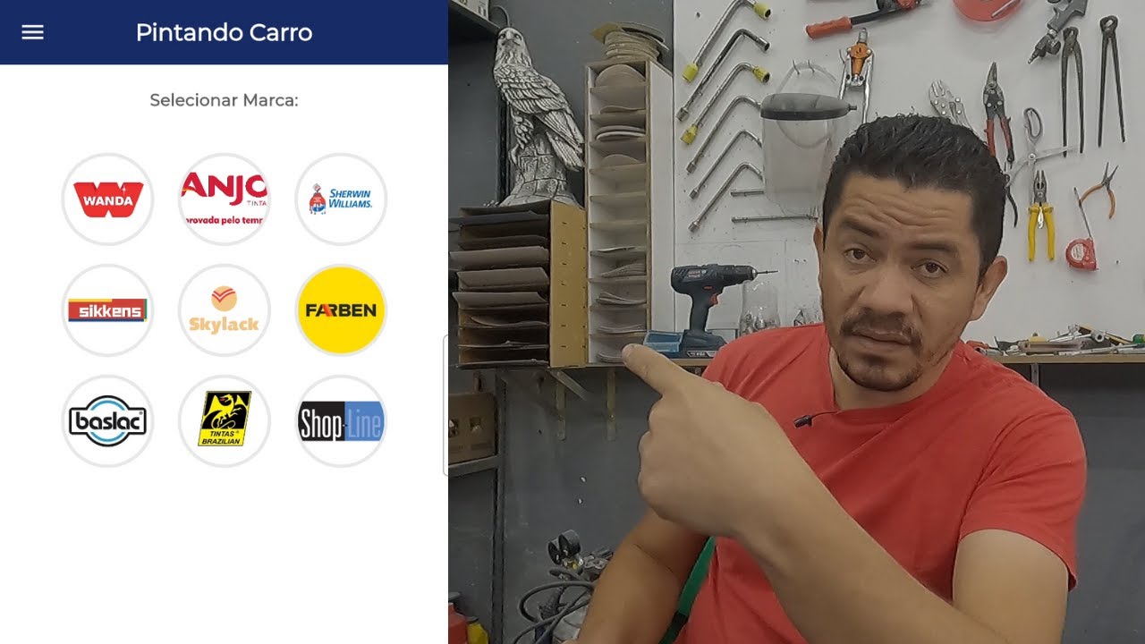 Aplicativo de Como identificar a COR do CARRO pelo CODIGO e Como catalisar Verniz e PRIMER PU