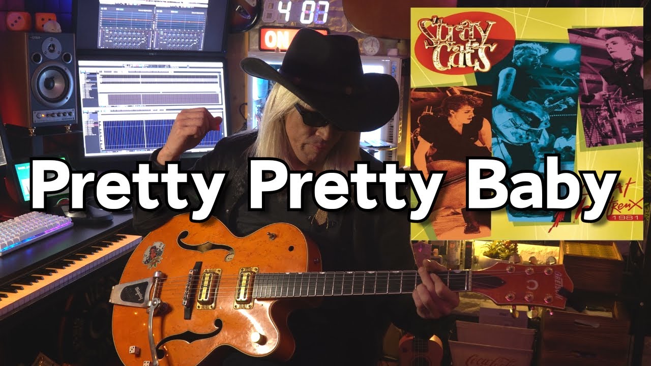 Stray Cats "Pretty Pretty Baby [Live]" - Brian Setzer Guitar Cover - 