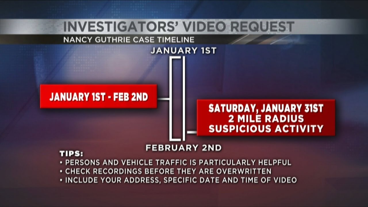 New DNA found in Nancy Guthrie case, PCSD says