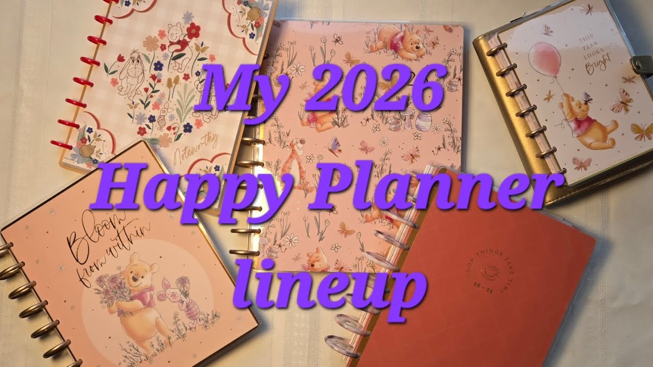 Sharing my planner lineup for 2026 #happyplanner 