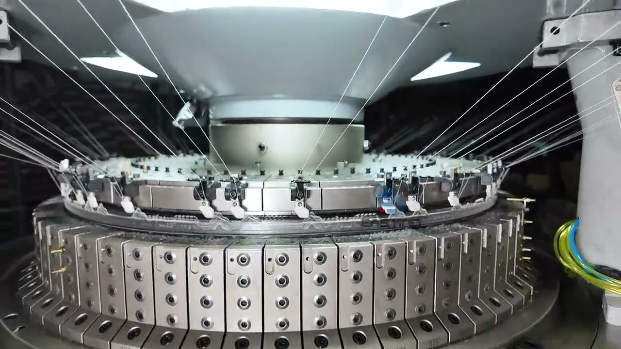 EASTINO Double jersey bird mesh circular knitting machine#eastino#circularknittingmachine#