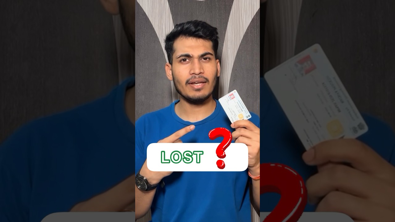 Lost Driving License ?