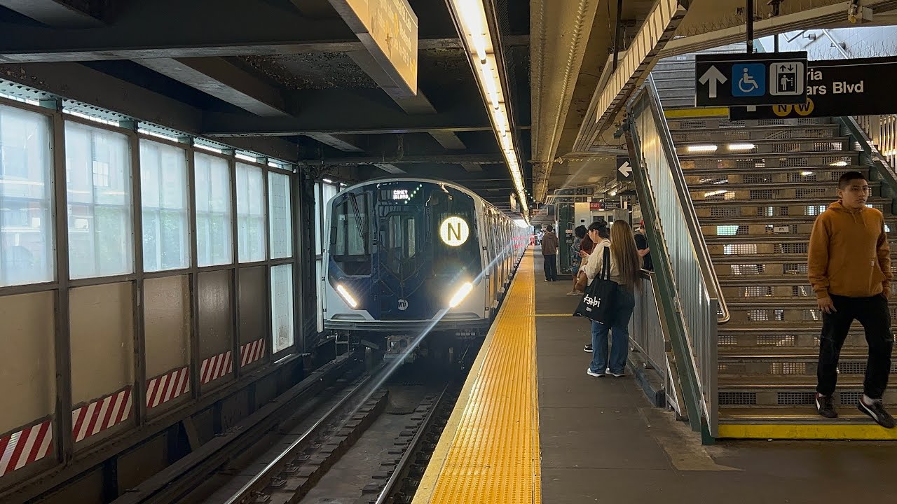 [EXCLUSIVE] MTA NYCT: R211A Burn-in Test Train on the (N) @ Queensboro Plaza