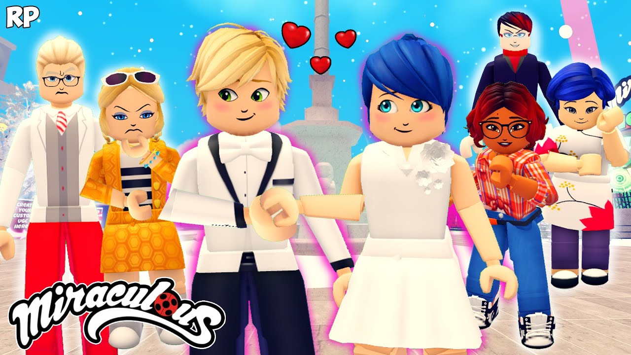 Свадьба Маринетт и Адриана! Нет, это не Miraculous RP - Miraculous Roblox!