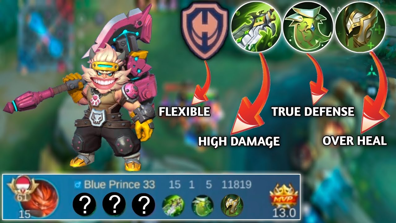 INSANE DAMAGE THICK DEFENSE AULUS EXP LANE | AULUS BEST BUILD 2025 & SETTING EMBLEM - MOBILE LEGENDS