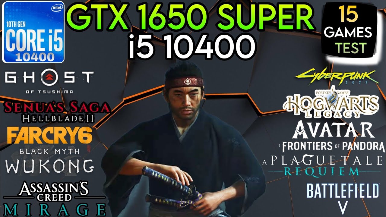 GTX 1650 Super + I5 10400 & 24GB Ram - Test In 15 Games In 2024 !