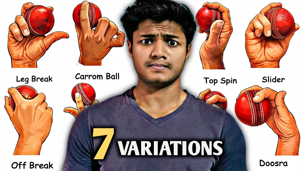 Off Spin & Leg Spin Mastery: All Variations with Grip Revealed!