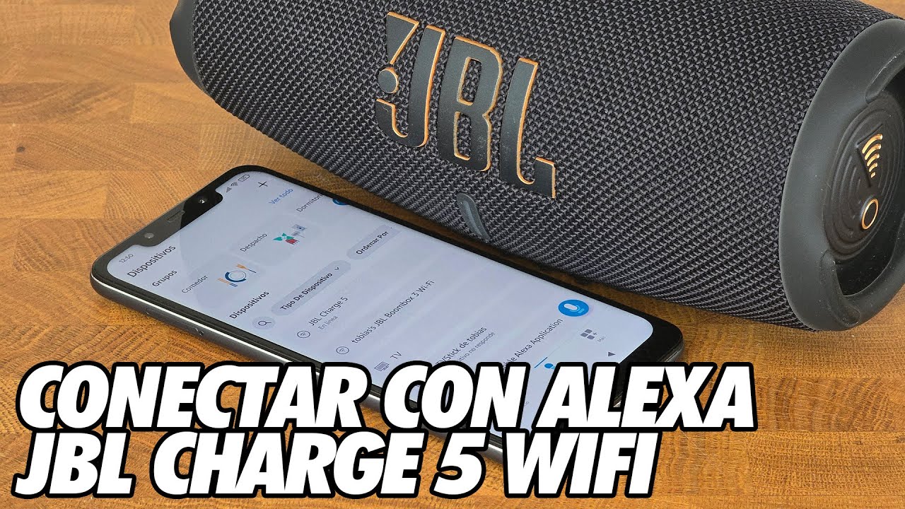 Como Conectar el JBL Charge 5 Wifi con Alexa