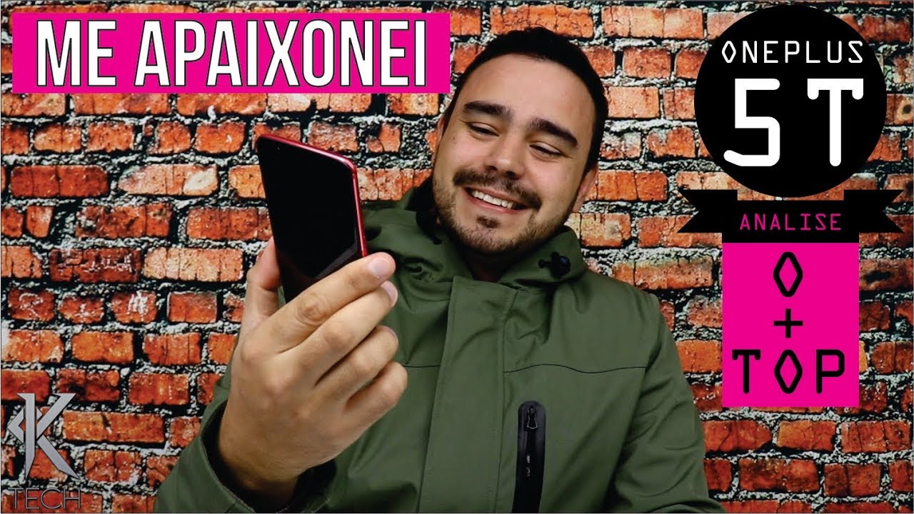 MEU NOVO SMARTPHONE - Review [ ANÁLISE ] ONEPLUS 5T 8GB VERMELHO