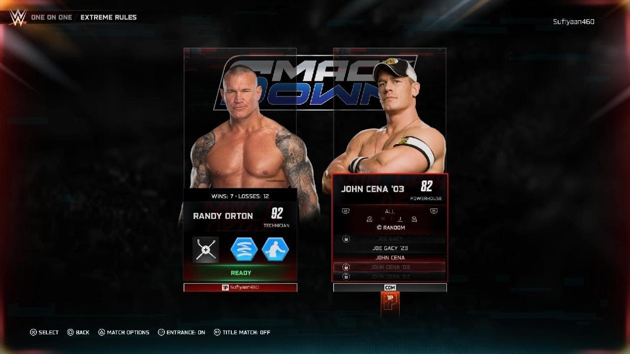 WWE 2K25 Randy Orton vs John Cena