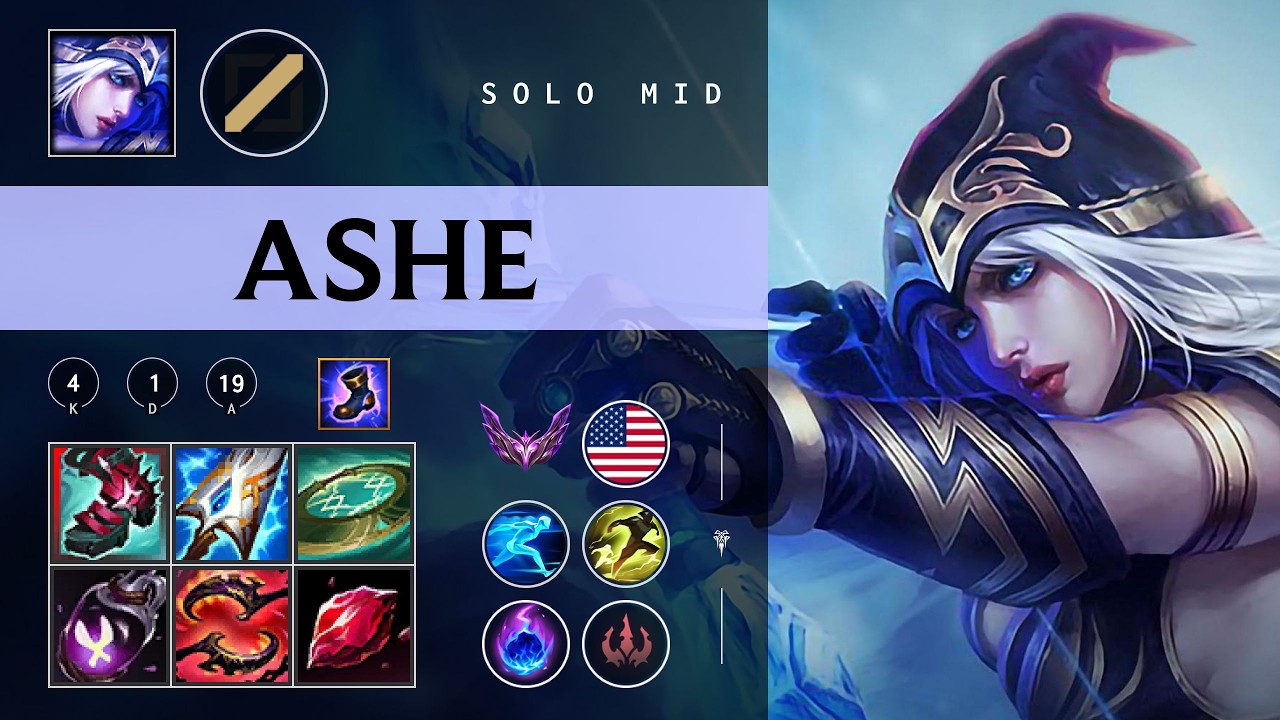 Ashe Mid vs Yasuo - NA Master Patch 26.03