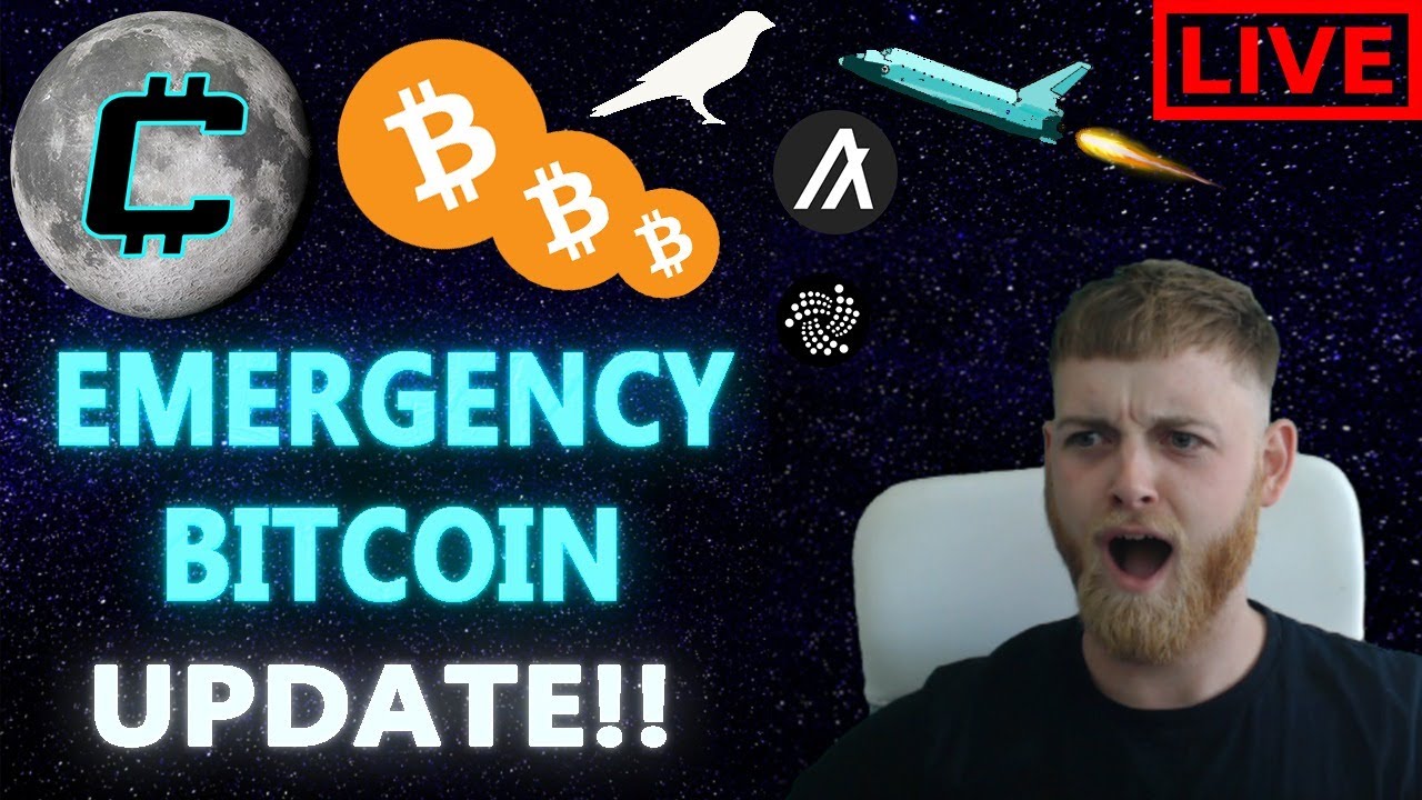 EMERGENCY BITCOIN LIVE UPDATE!!! ALTCOIN REQUEST SHOW!!!