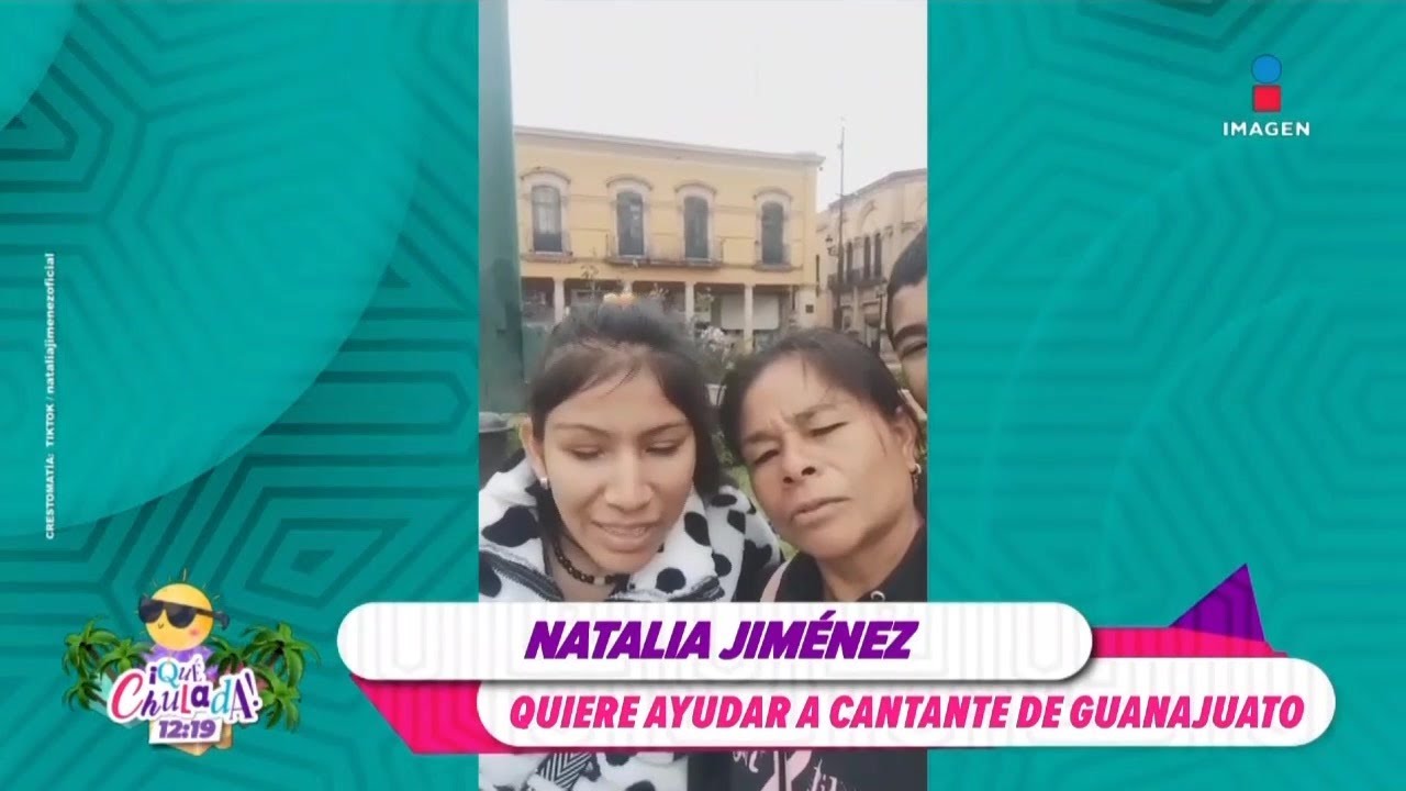 Natalia Jiménez ayuda a joven invidente que canta sus canciones | ¡Qué Chulada!