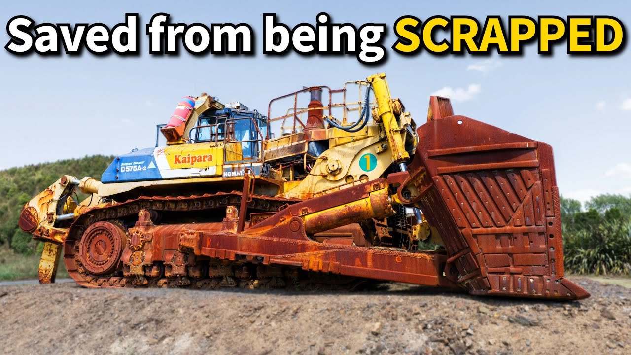 World's Largest Bulldozer Preserved | Komatsu D575a-2