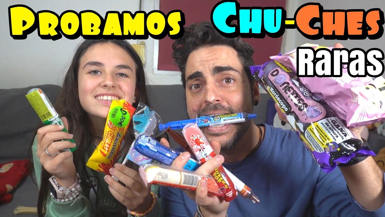 PROBAMOS ChUChE-RIAS MAS RARAS!! DONETES de color LILA QUE BRILLAN!!!!!!
