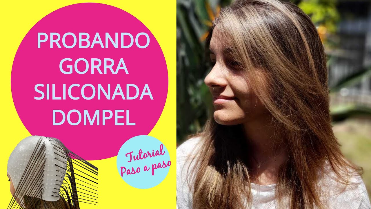Probando las gorras Dompel, reflejos color miel - #dompel #peluqueria #colorimetria #reflejos