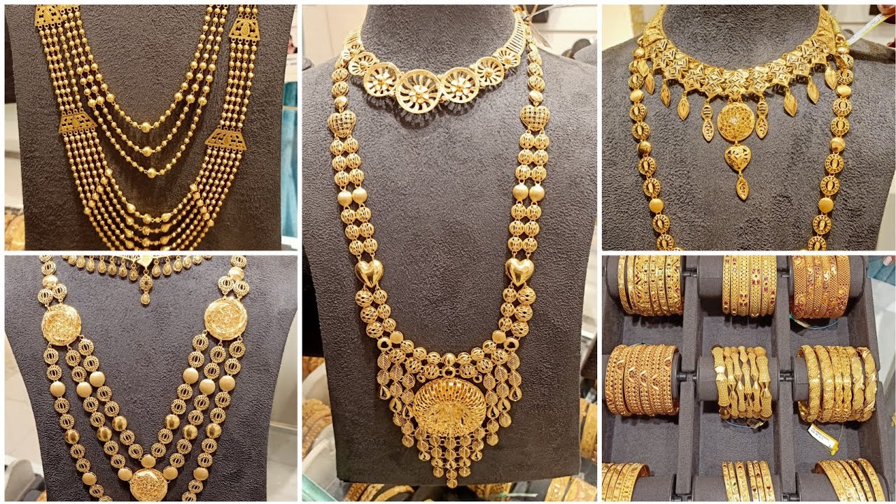 Thangamayil Gold Jewellery Sayonee Collection | Turkey Model Haram Necklace Bracelet 6 Grams To 40