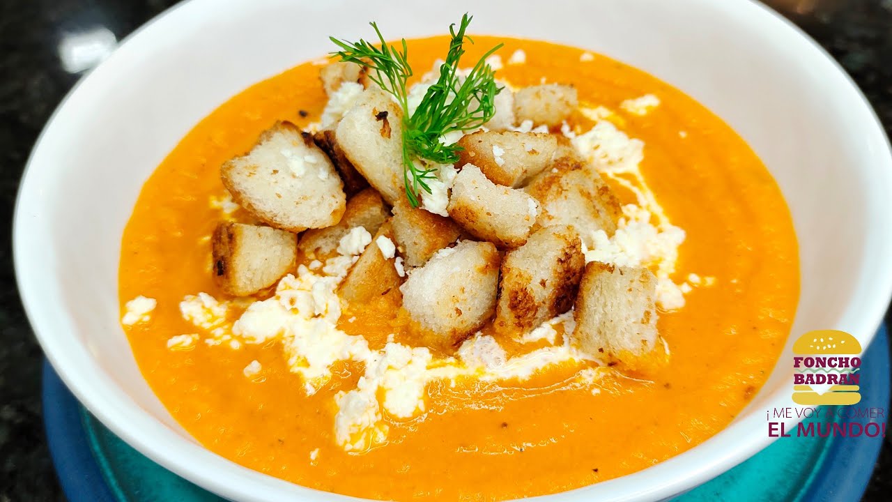como preparar crema de tomates