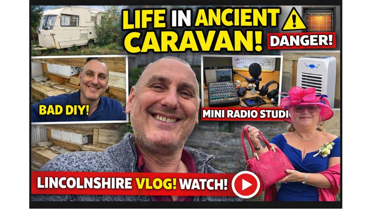 Life Around My Old Caravan 🚐 | Weeding, Bad DIY, Gas Heater Risks & a Gift for My Sister