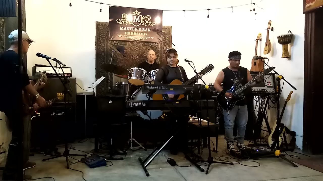 What's Up - Angelina With Top Master Band (cover) #singer #rock #music #guitarcover #musica