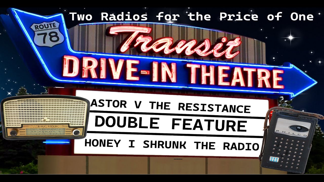 Astor GN Big Bow and Philco Transistor Radio NJ-600-BKG