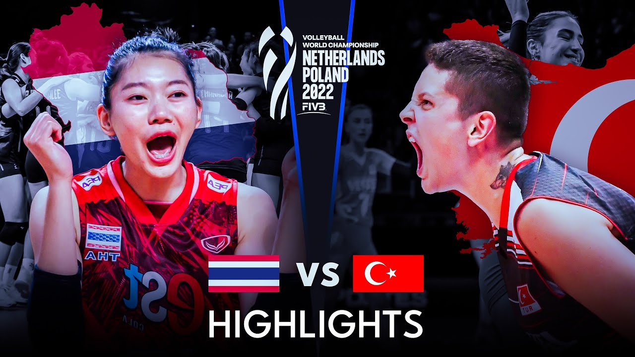HISTORICAL VOLLEYBALL MATCH | THAILAND vs TURKIYE