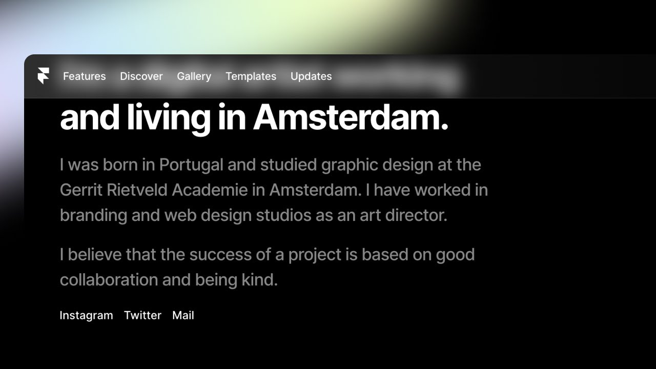 How to Make Your Navigation Transparent in Framer (EASY FOR BEGINNER)