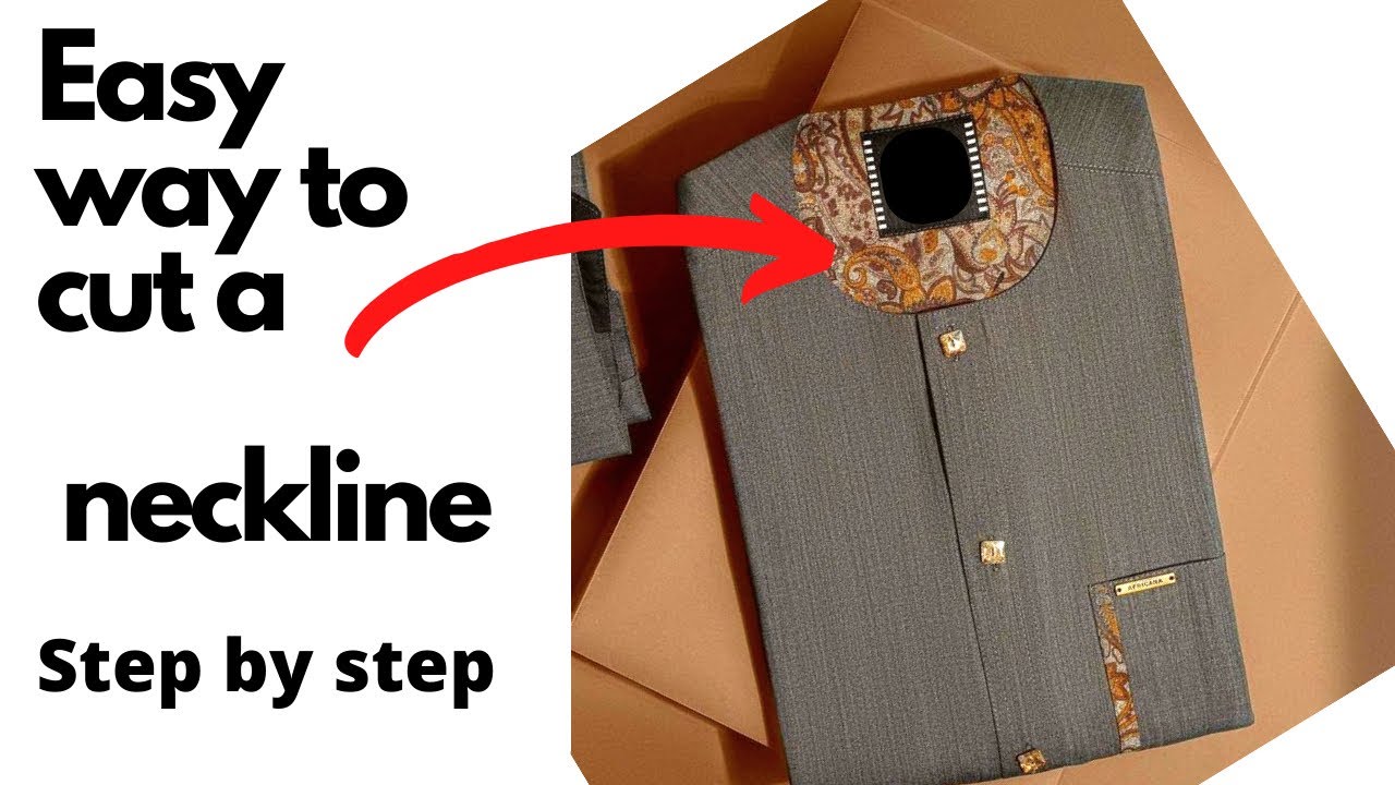 Easy way to cut a senator neckline