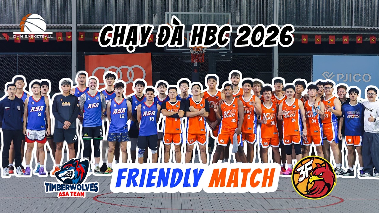3F Galaxy vs ASA | Trận Giao Hữu Căng Trước HBC 🏀 Ngoại Binh VBA Xuất Hiện I DHN Basketball