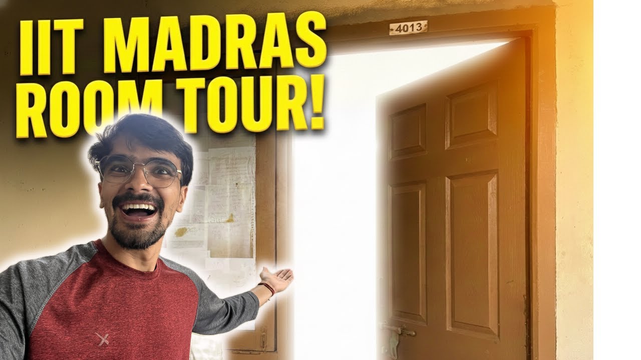 What do we get in a Single Hostel Room at IIT Madras | Hostel Room Tour