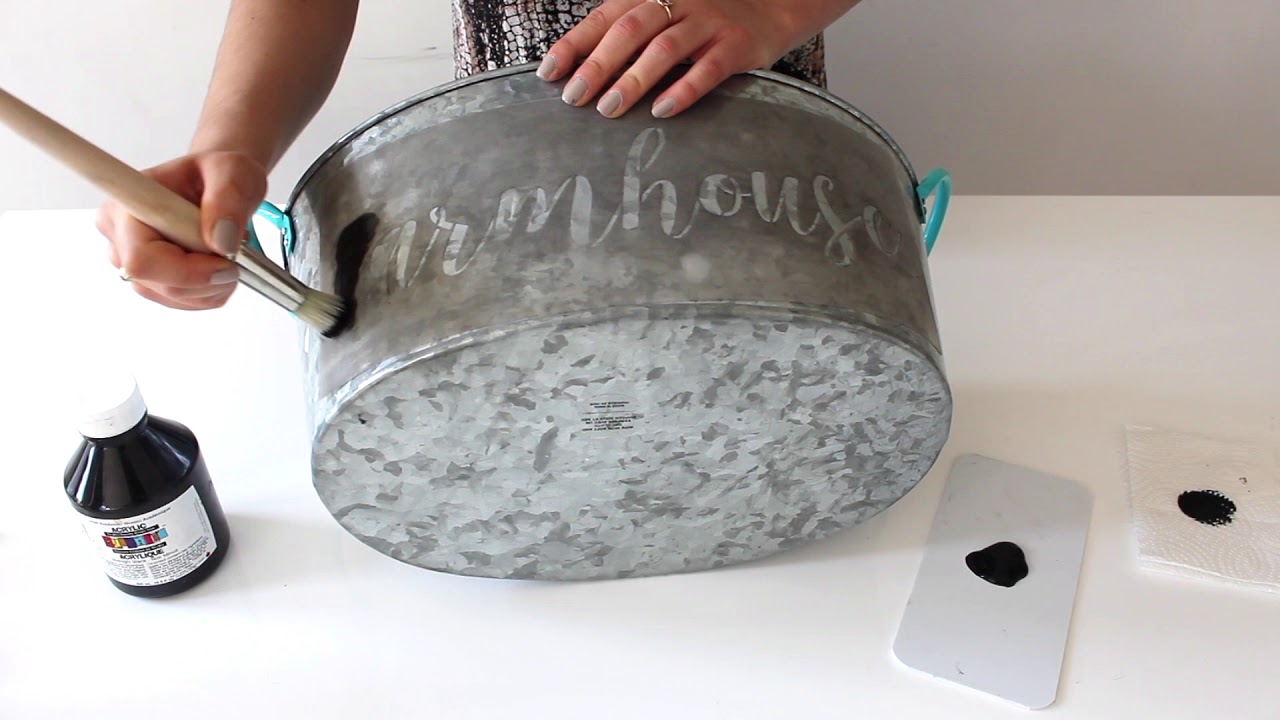 How to Stencil on Metal Without Paint Bleed