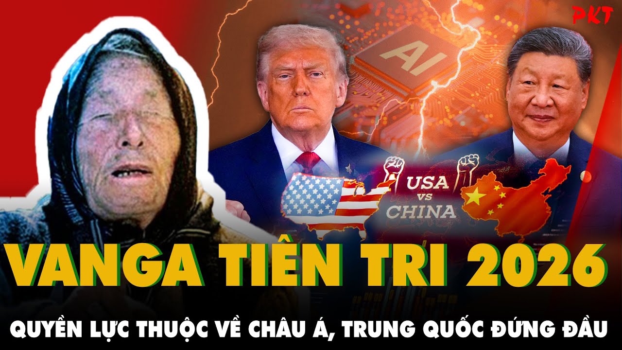 Hé lộ lời tiên tri NĂM 2026 CỦA BABA VANGA: Quyền lực thuộc về Châu Á, TRUNG QUỐC đứng đầu