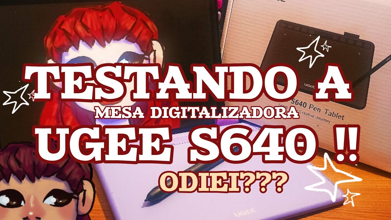 DESENHANDO NO DIGITAL COM A UGEE S640 !!
