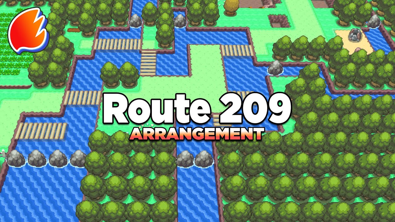 Sinnoh Route 209: Arrangement ◓ Pokémon Diamond, Pearl & Platinum