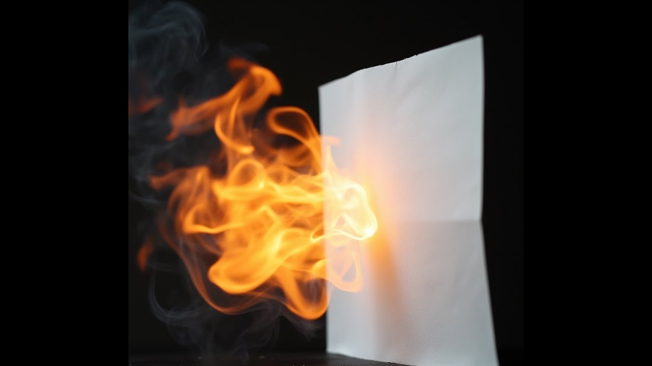 Unstoppable Flame Barrier: Paper vs. 2912&deg;F Inferno!（01）